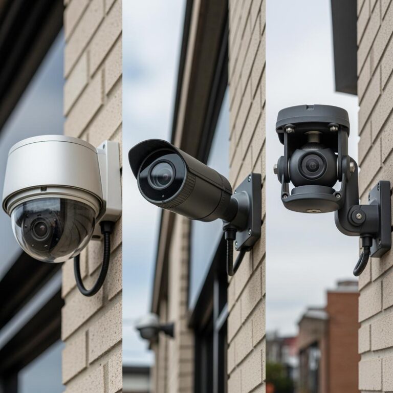 Business security camera installation for outdoor areas in Virginia