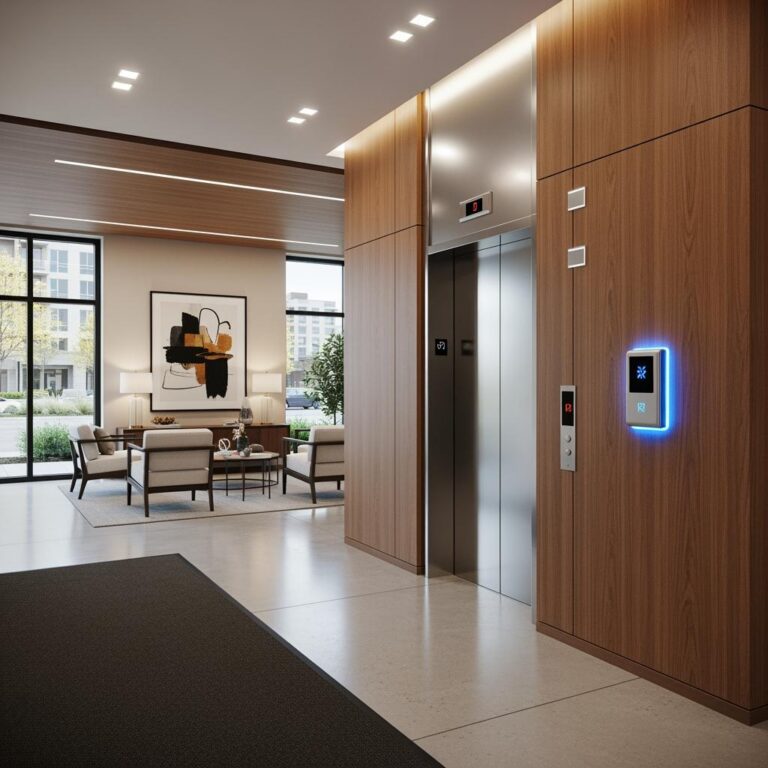 Elevator access control with key cards for Rhode Island high‑rises