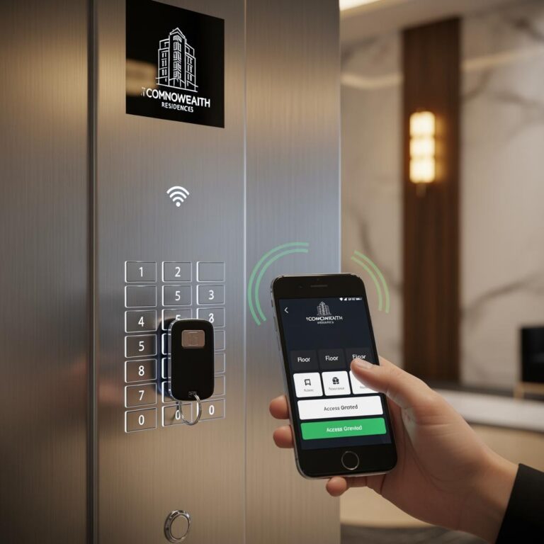 Key fob and mobile apartment access systems for New York city buildings