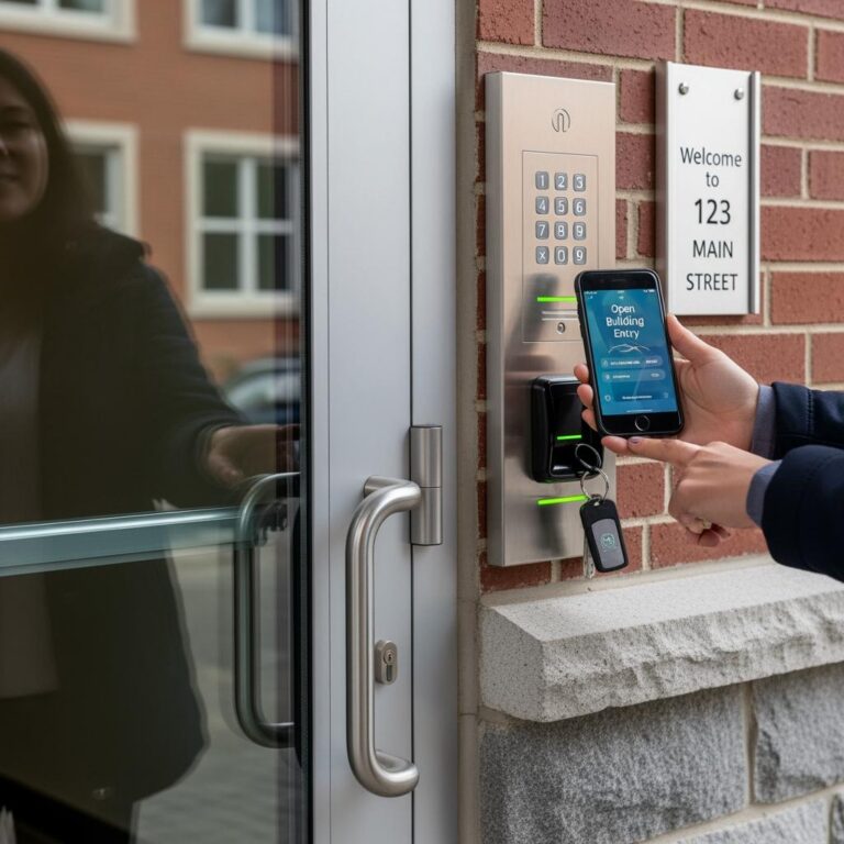 Mobile credential office elevator access solutions across NYC