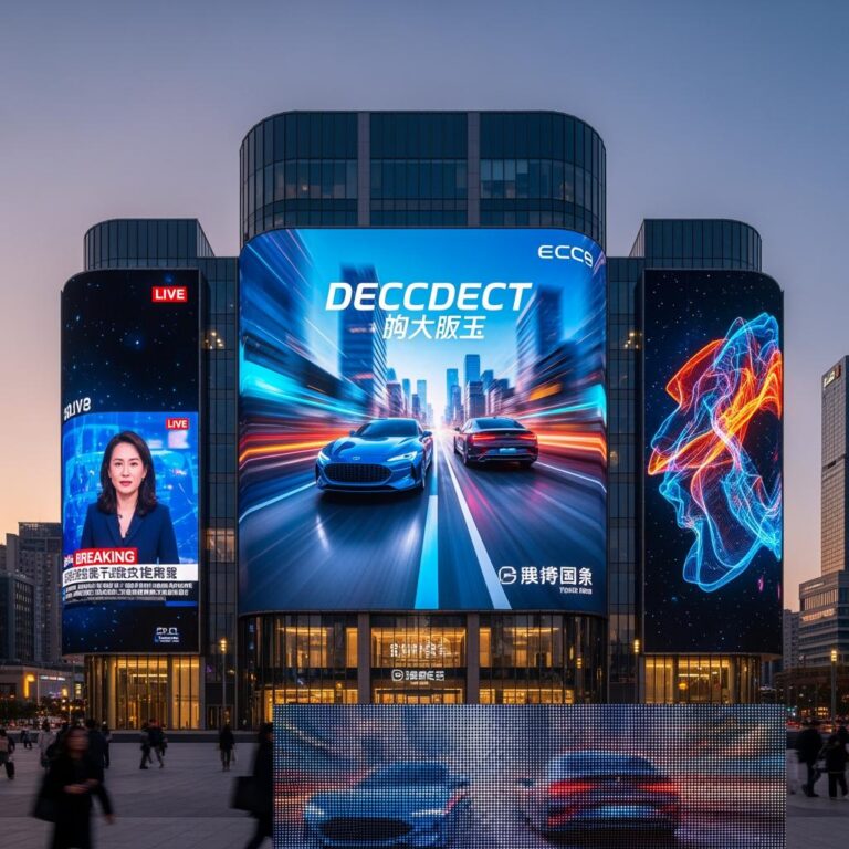 LED display installation in New York for retail storefronts and shops