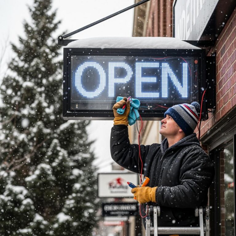 Programmable LED advertising boards for Connecticut restaurants and bars