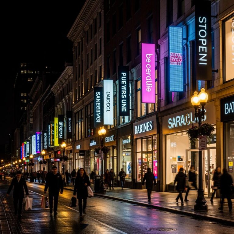 Virginia LED message boards for storefronts, shops, and small businesses