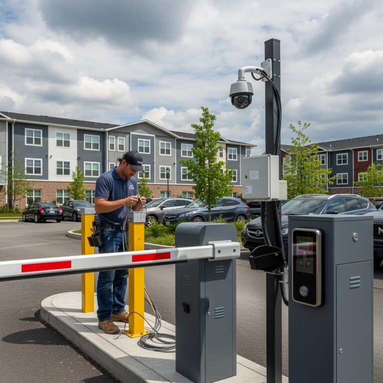 Virginia crash rated vehicle barrier installation for storefront safety