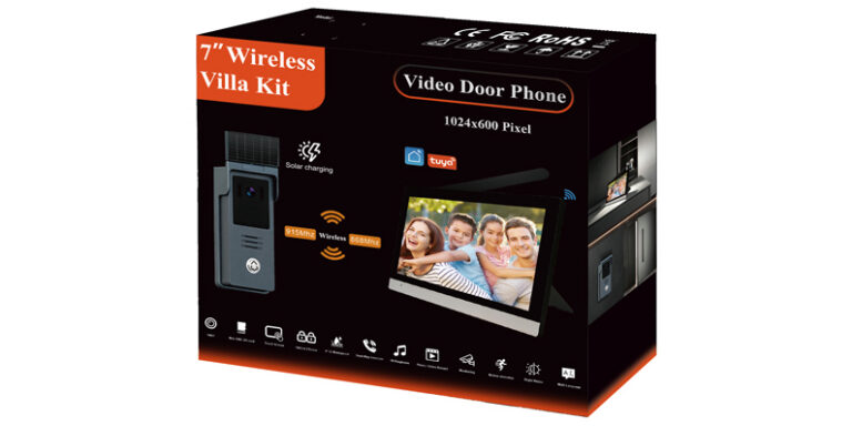 ☀️ FARHD 7 Inch Wireless Solar Video Intercom Villa Kit – No Wiring, No Hassle, Just Smart Security