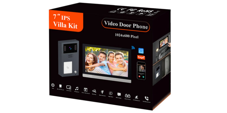 FARHD 2-Wire Villa Kit: 7″ Indoor Monitor with Tuya WiFi & Outdoor Call Panel with Card Unlock – Basic Function Instruction and Connection Guide