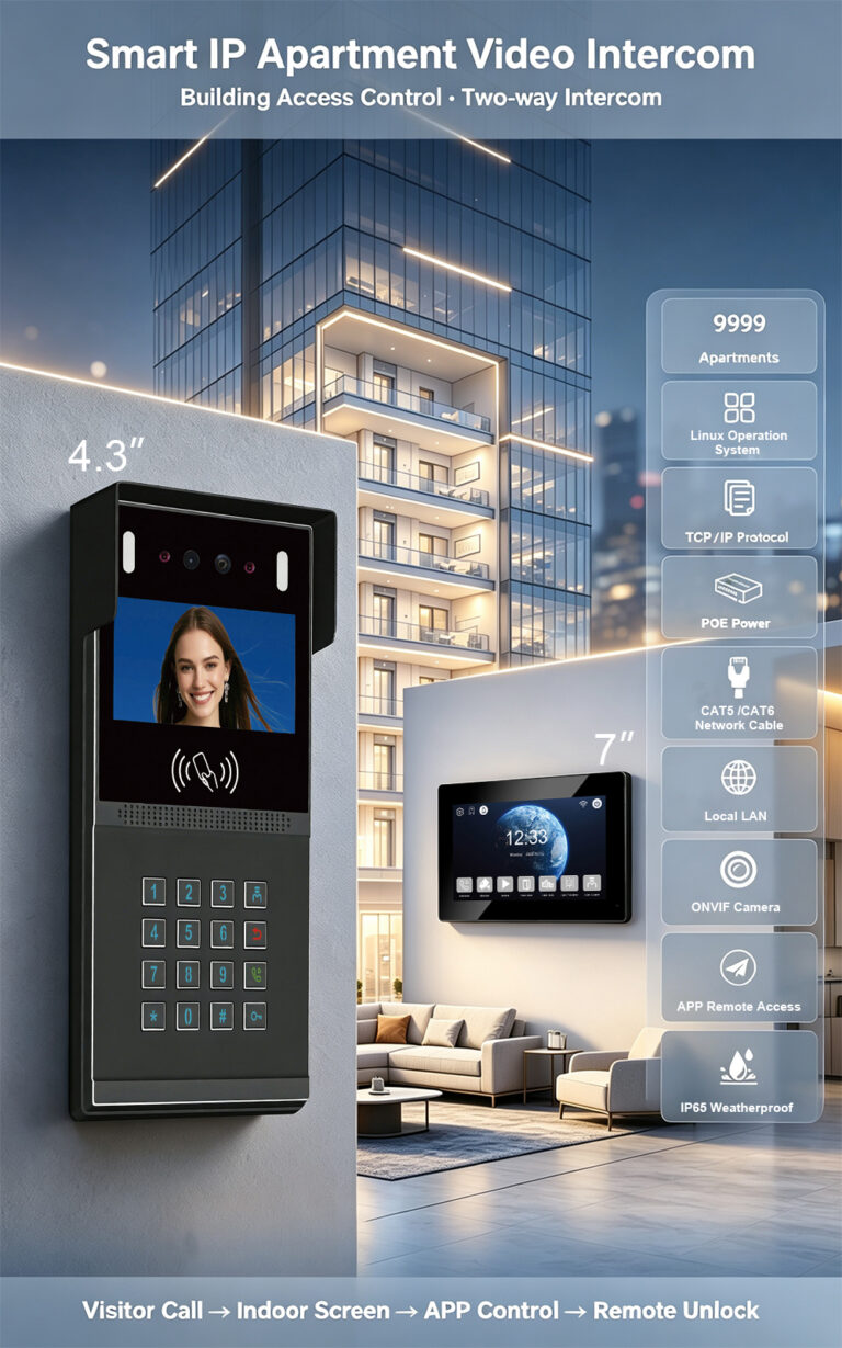 IP Intercom System for Apartments: How Developers Improve Building Security and Resident Experience
